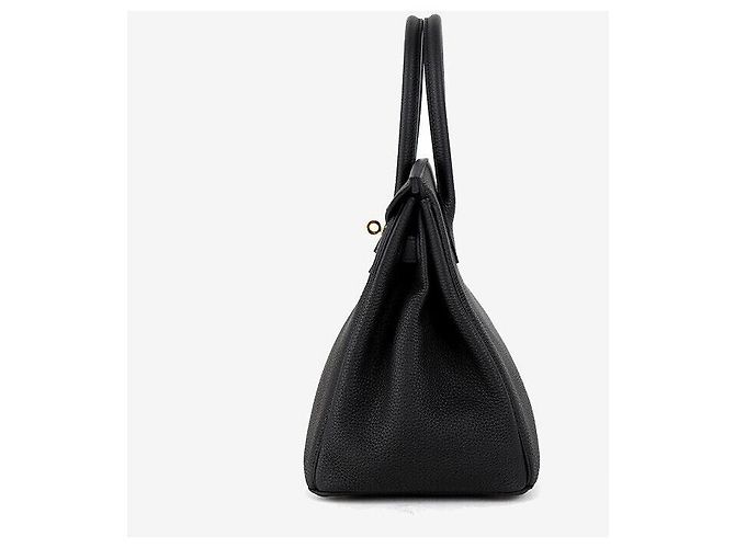 Hermès Borsa Birkin Togo Nera con Finiture Dorate Nero - vista 2