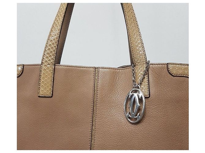 Cartier Leder-Shopper-Tasche - Ansicht 2