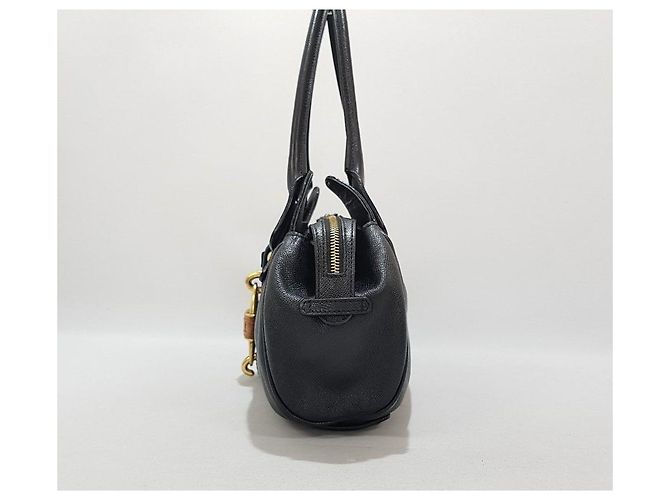 Salvatore Ferragamo Borsa a spalla in pelle nera Nero - vista 4