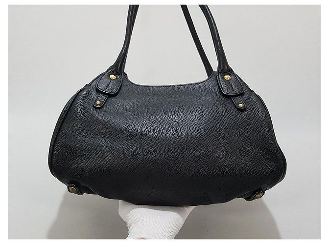 Salvatore Ferragamo Borsa a spalla in pelle nera Nero - vista 5