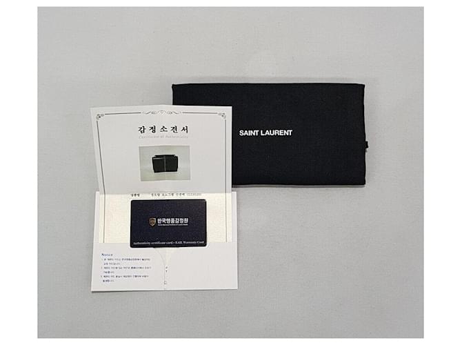 Saint Laurent Mini borsa a tracolla Sunset Chain Nero - vista 10