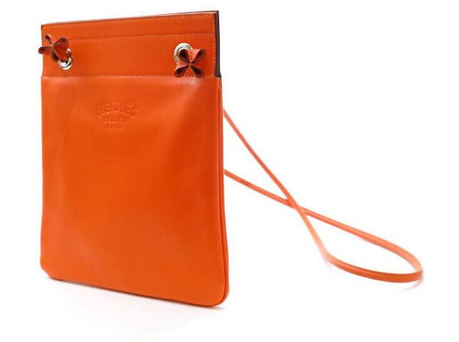Hermès Borsa Mini Alrin Arancione - vista 2