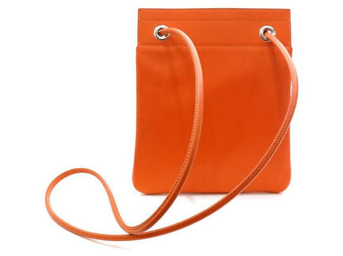 Hermès Borsa Mini Alrin Arancione - vista 4