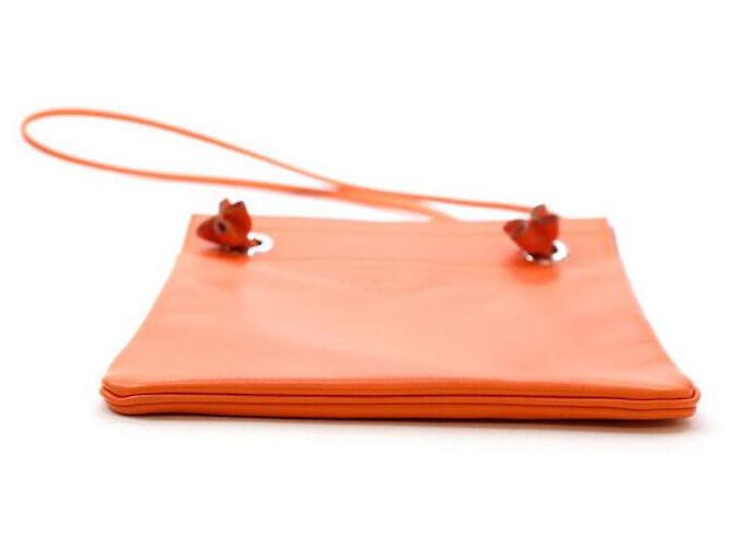Hermès Borsa Mini Alrin Arancione - vista 5