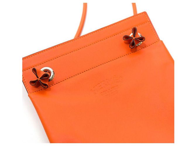 Hermès Borsa Mini Alrin Arancione - vista 6