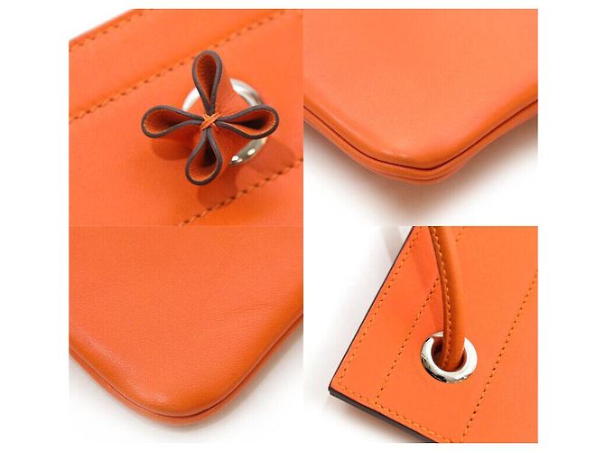 Hermès Borsa Mini Alrin Arancione - vista 7