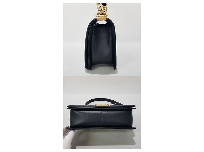 Chanel Borsa Boy Media Oro Metallico D'oro - vista 4