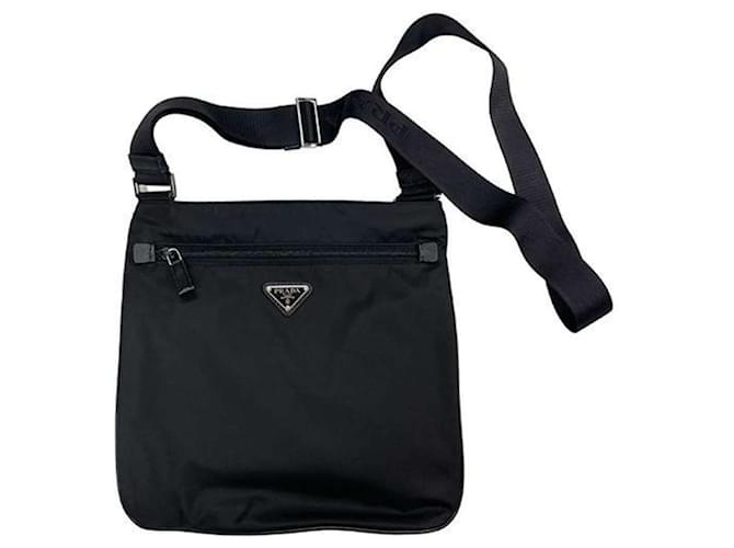Prada Borsa a tracolla Pocono Nera Nero - vista 11