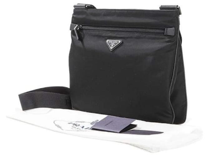 Prada Borsa a tracolla Pocono Nera Nero - vista 12
