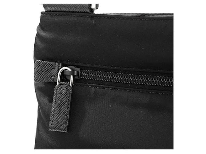 Prada Borsa a tracolla Pocono Nera Nero - vista 4