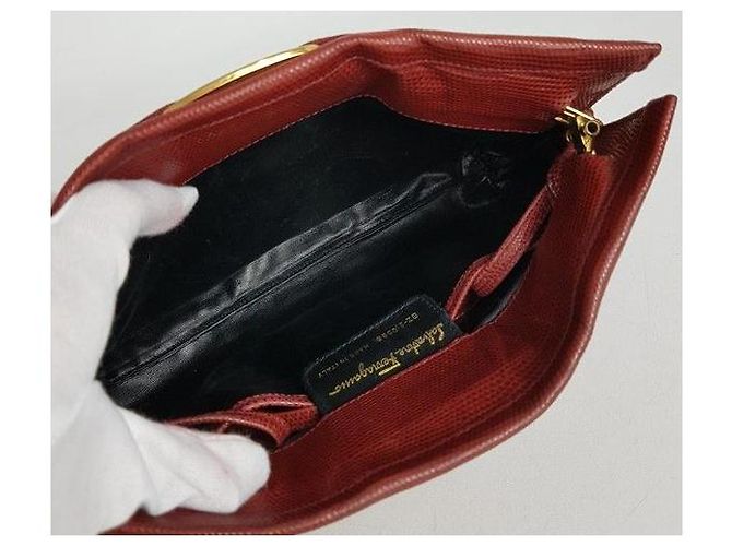 Borsa a tracolla Vara di Salvatore Ferragamo Rosso - vista 6