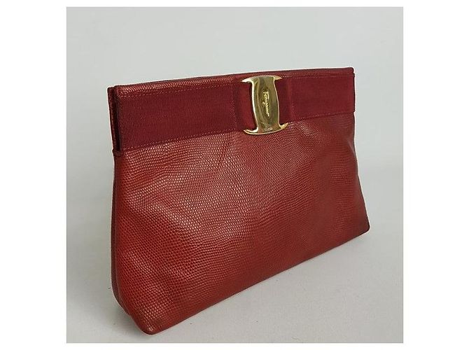 Borsa a tracolla Vara di Salvatore Ferragamo Rosso - vista 7