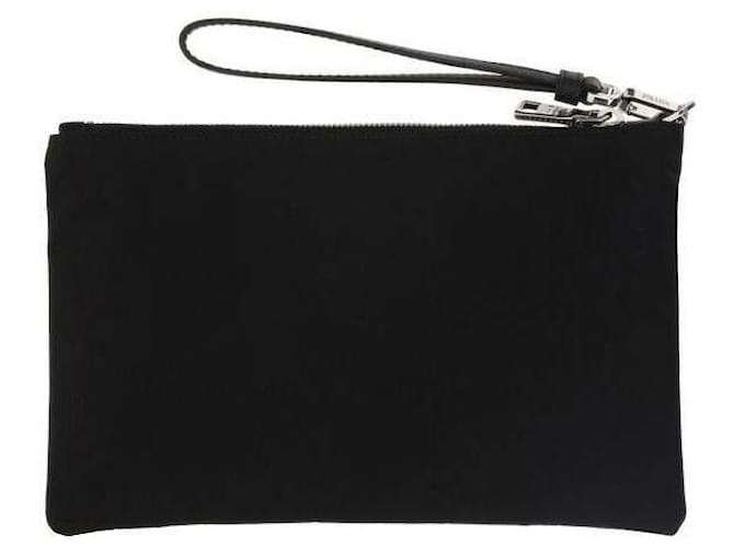 Prada Bolsa de mão com logo triangular Preto - vista 6