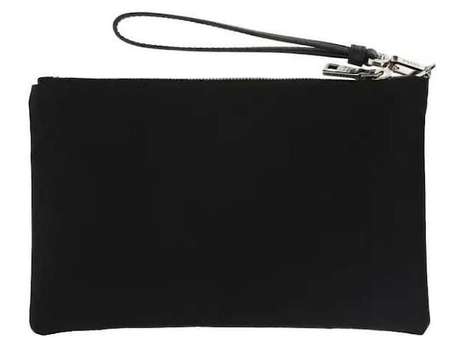 Prada Bolsa de mão com logo triangular Preto - vista 7