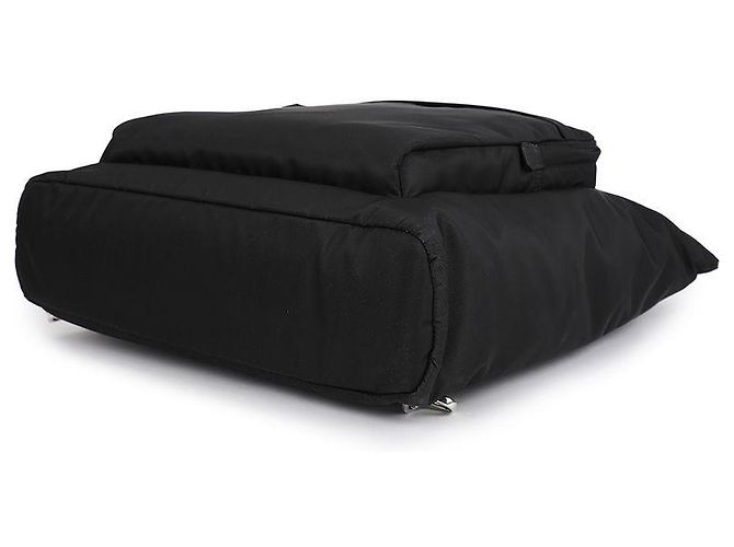 Prada Ras Nylon Saffiano Leder Tragetasche Schwarz - Ansicht 7