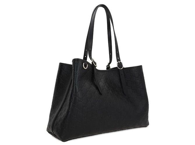 Gucci Große Tote-Tasche mit GG-Emblem AAFDV Schwarz - Ansicht 4