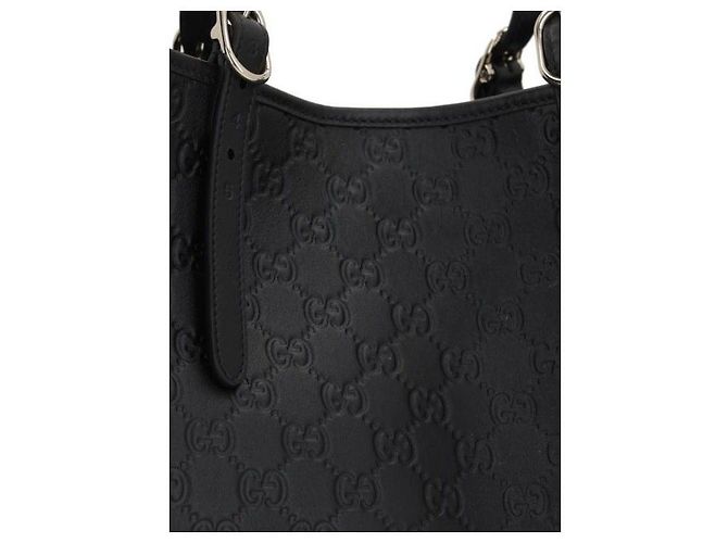 Gucci Große Tote-Tasche mit GG-Emblem AAFDV Schwarz - Ansicht 6