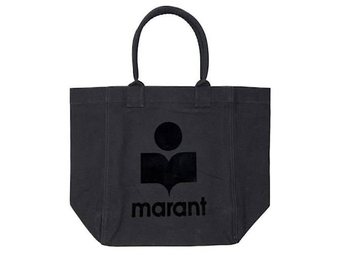 Isabel Marant Borsa a mano in cotone Nero - vista 4