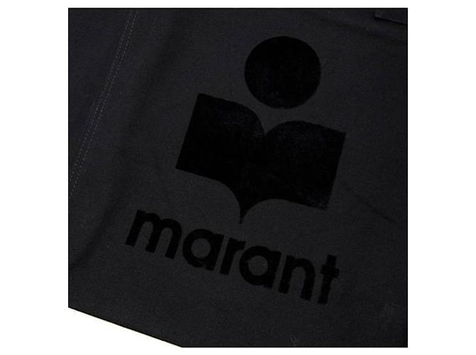 Isabel Marant Borsa a mano in cotone Nero - vista 6