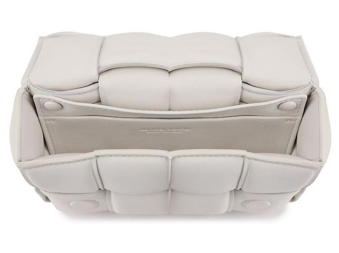 Cassette Bottega Veneta Bolsa de cinto em forma de cassete acolchoada Branco - vista 7