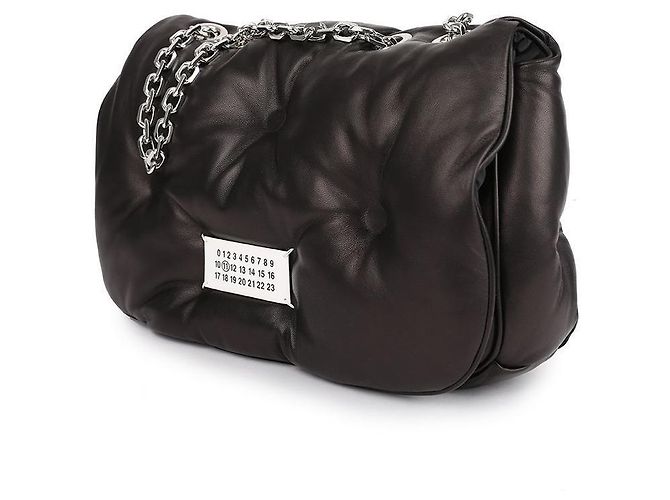 Maison Martin Margiela Borsa a Spalla Glam Slam Flap per Donne Nero - vista 4