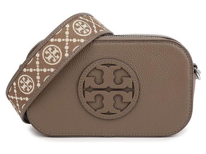 Tory Burch Bolsa Transversal Miller Marrom - vista 3