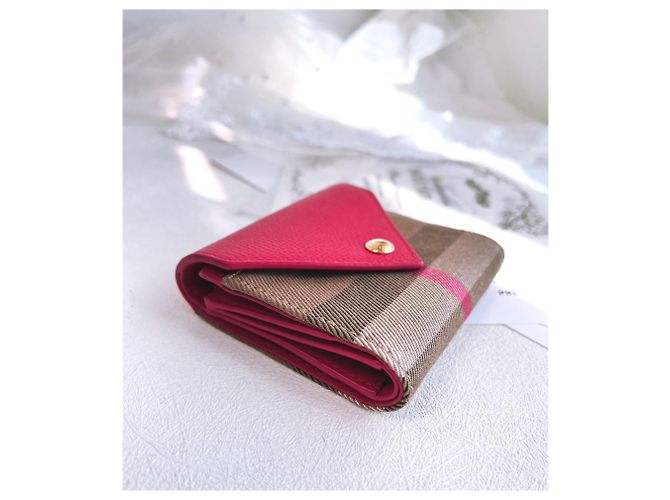 Burberry Lila Klapperbörse Rot - Ansicht 11