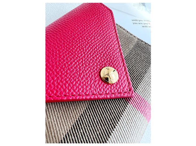 Burberry Lila Klapperbörse Rot - Ansicht 13