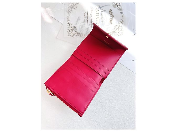 Burberry Lila Klapperbörse Rot - Ansicht 14