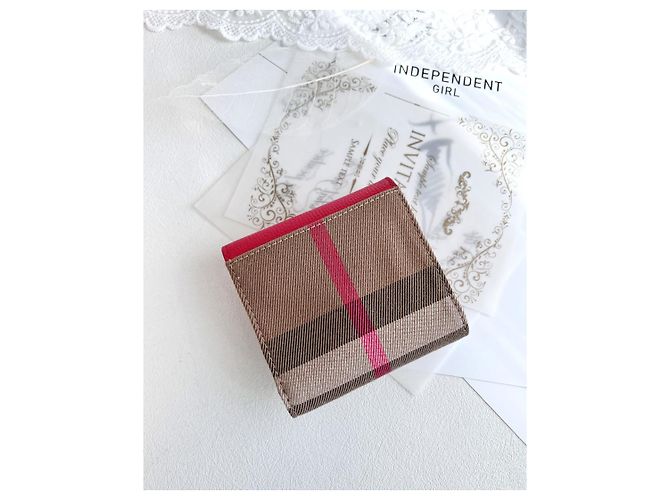 Burberry Lila Klapperbörse Rot - Ansicht 7