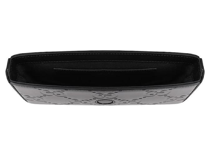 Gucci Super Mini Borsa a Spalla Nero - vista 7