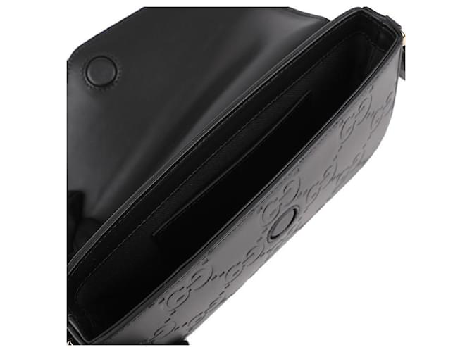 Gucci Super Mini Borsa a Spalla Nero - vista 8