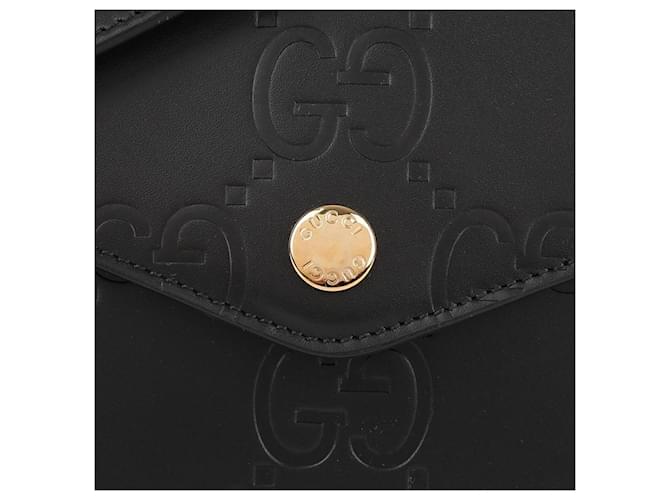 Gucci Super Mini Borsa a Spalla Nero - vista 9