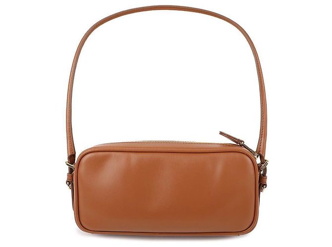 Miu Miu Pochette in pelle Marrone - vista 5