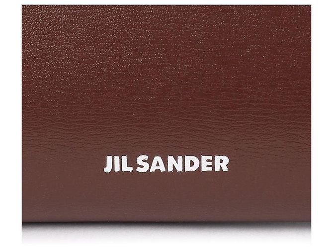 Jil Sander Piccola borsa a spalla piegata Marrone - vista 9
