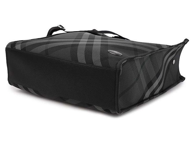 Burberry Borsa a spalla a quadri per uomo Nero - vista 6