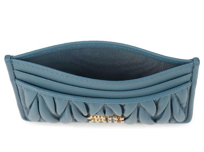 Miu Miu Kartenhalter aus Nappa-Leder - Ansicht 7