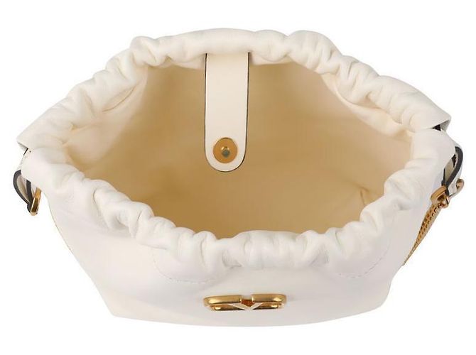 Valentino Weißer Bucket Bag mit Logo - Ansicht 7