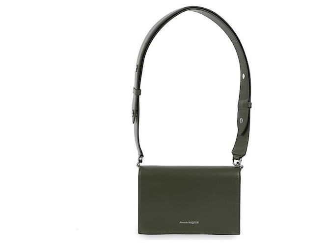 Alexander Mcqueen Borsa Biker Piccolo Teschio Marrone - vista 5