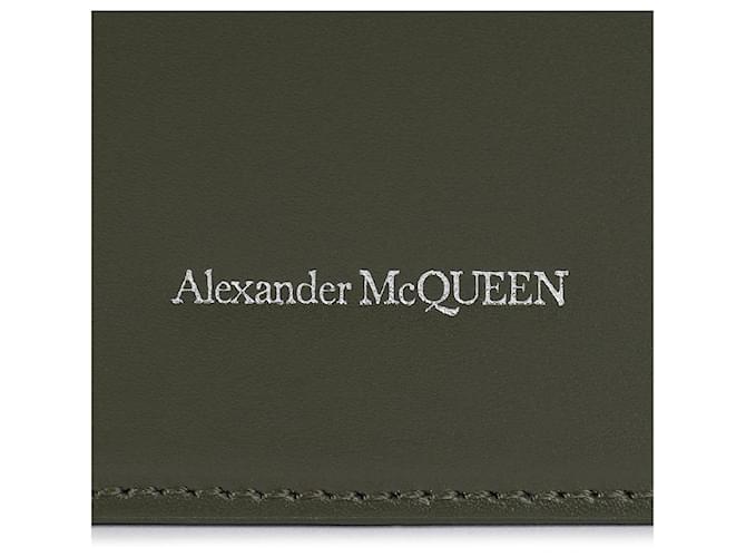 Alexander Mcqueen Borsa Biker Piccolo Teschio Marrone - vista 9