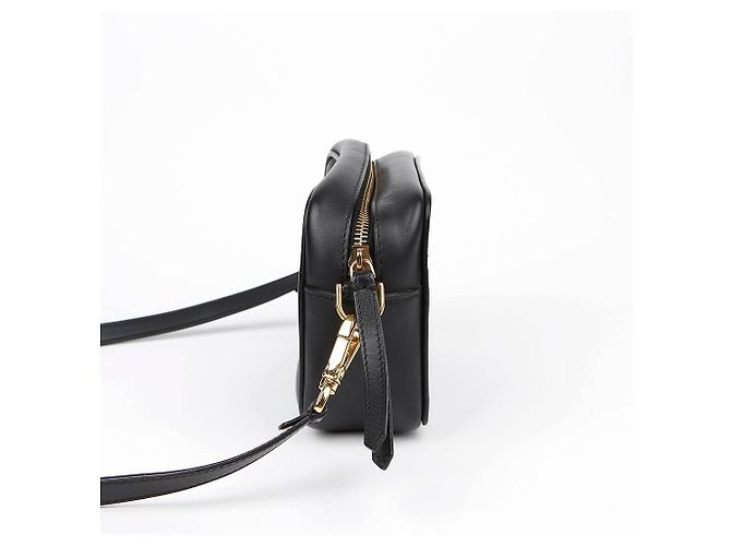 Fendi Borsa a Spalla Crossbody FF Logo Camera Nero - vista 3