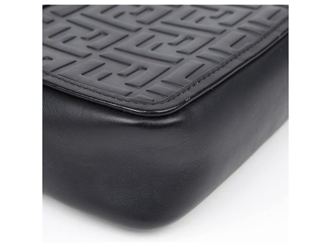 Fendi Borsa a Spalla Crossbody FF Logo Camera Nero - vista 5