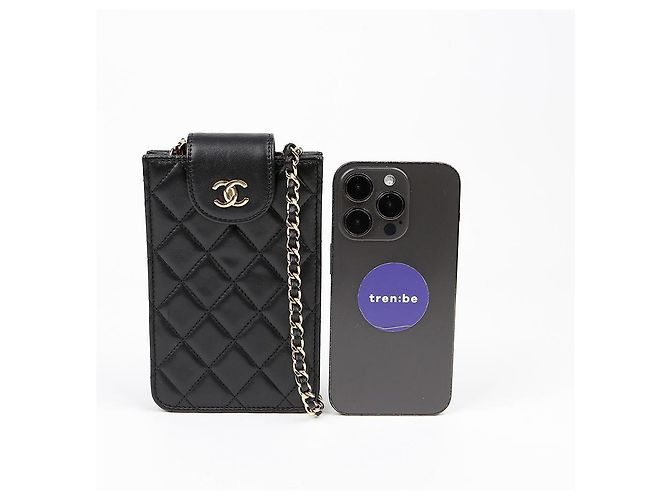 Chanel Handyhalter Gürteltasche Schwarz - Ansicht 8