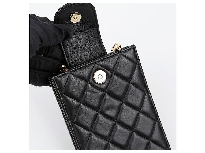 Chanel Handyhalter Gürteltasche Schwarz - Ansicht 9