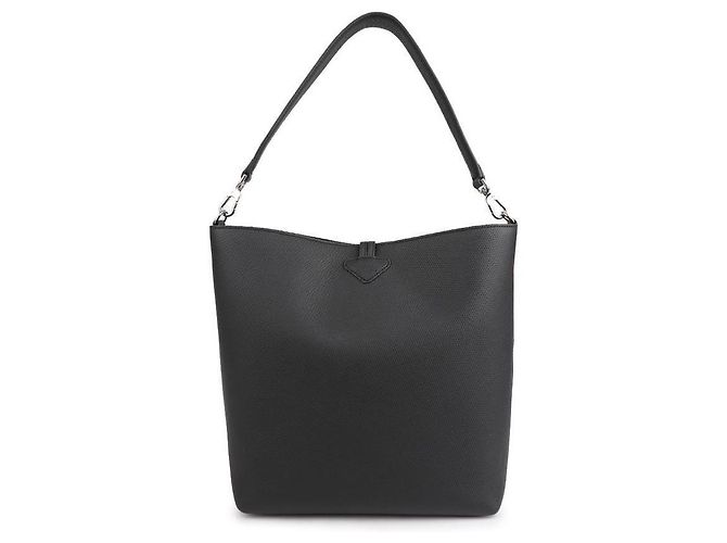 Longchamp Le Rose Top Hobo Bag Nero - vista 5