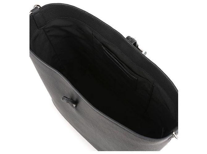 Longchamp Le Rose Top Hobo Bag Nero - vista 8