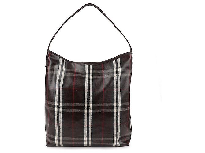 Burberry Borsa a spalla con patta a quadri delle Highlands Marrone - vista 6