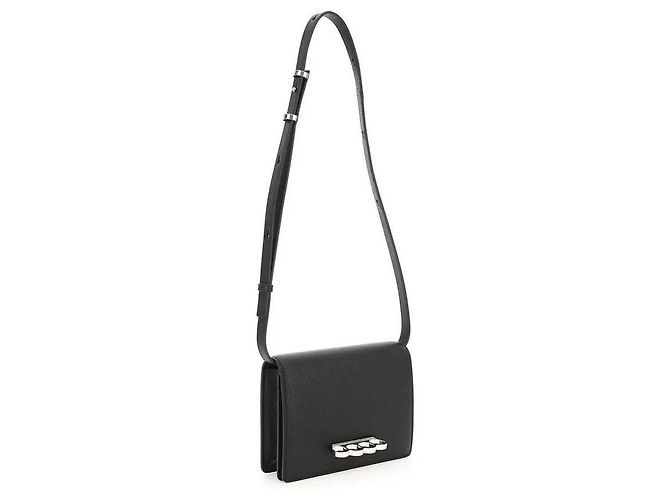 Alexander Mcqueen Borsa a tracolla in pelle Ring DYTUY - vista 6