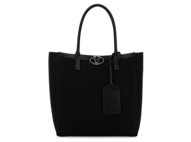 Valentino Borsa tote con logo Nero - vista 4