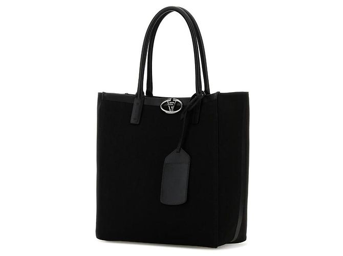 Valentino Borsa tote con logo Nero - vista 5